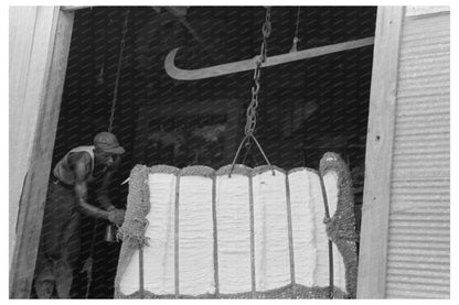 Cotton Weighing at Lehi Arkansas Gin September 1938 - Available at KNOWOL