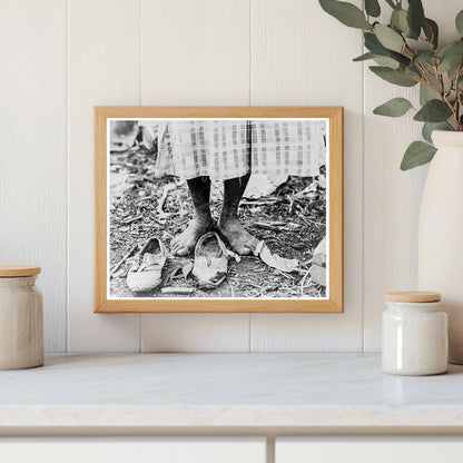 Cotton Worker Feet Clarksdale Mississippi 1937 Photo - Available at KNOWOL