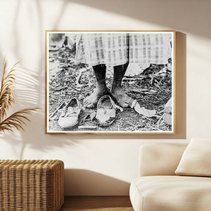 Cotton Worker Feet Clarksdale Mississippi 1937 Photo - Available at KNOWOL