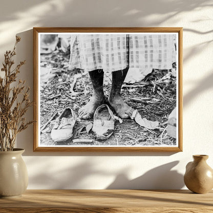 Cotton Worker Feet Clarksdale Mississippi 1937 Photo - Available at KNOWOL