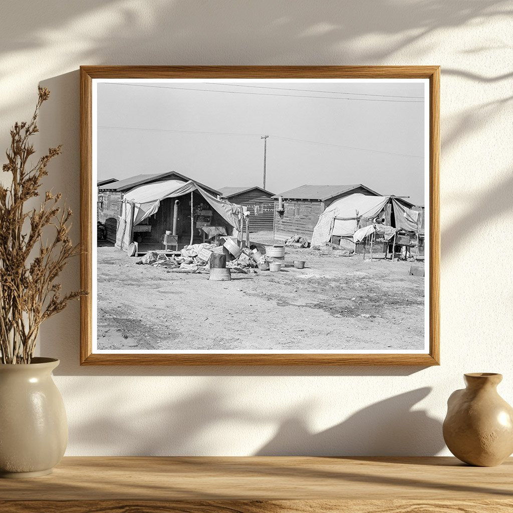 Cotton Workers Housing Corcoran California 1936 - Available at KNOWOL