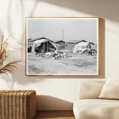 Cotton Workers Housing Corcoran California 1936 - Available at KNOWOL