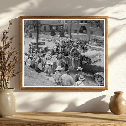 Cotton Workers Load Supplies Memphis Tennessee 1937 - Available at KNOWOL