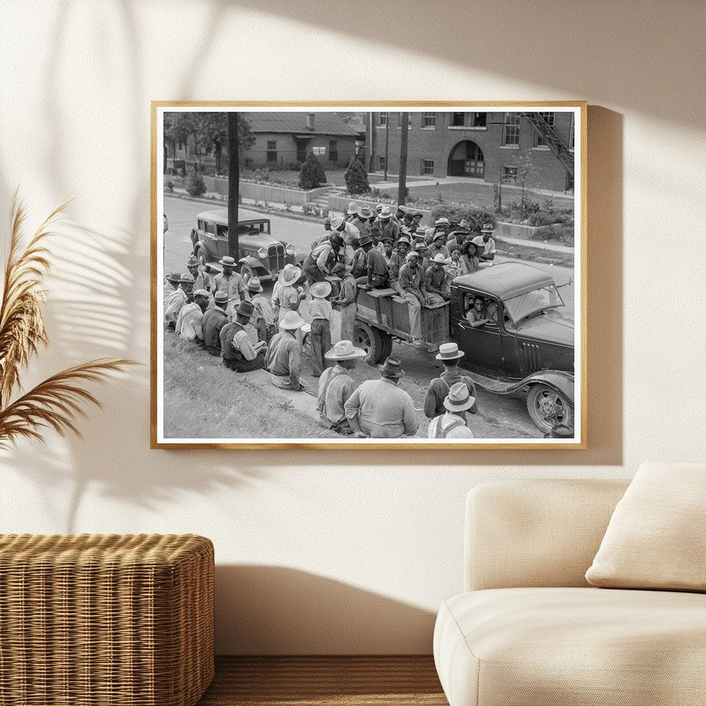 Cotton Workers Load Supplies Memphis Tennessee 1937 - Available at KNOWOL