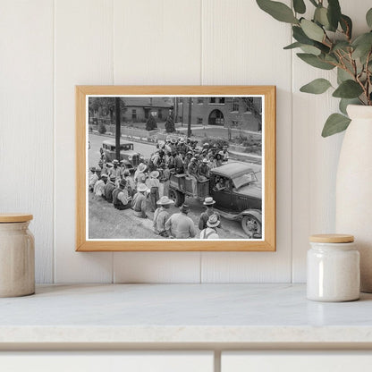 Cotton Workers Load Supplies Memphis Tennessee 1937 - Available at KNOWOL