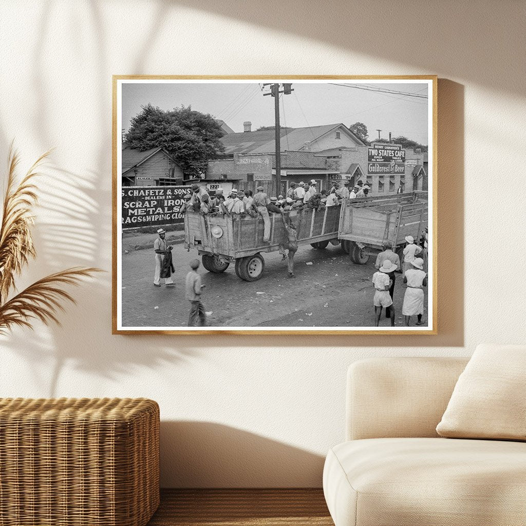 Cotton Workers Transported to Arkansas 1937 - Available at KNOWOL