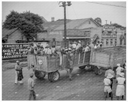 Cotton Workers Transported to Arkansas 1937 - Available at KNOWOL