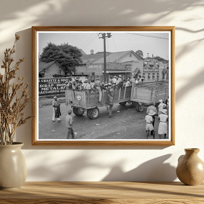 Cotton Workers Transported to Arkansas 1937 - Available at KNOWOL