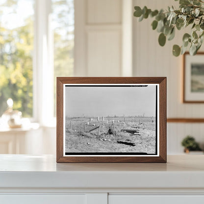 Country Graveyard in Tipler Wisconsin May 1937 - Available at KNOWOL