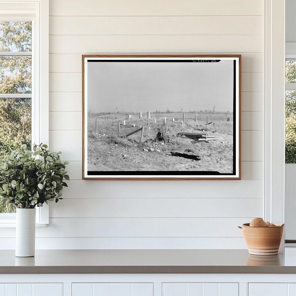 Country Graveyard in Tipler Wisconsin May 1937 - Available at KNOWOL