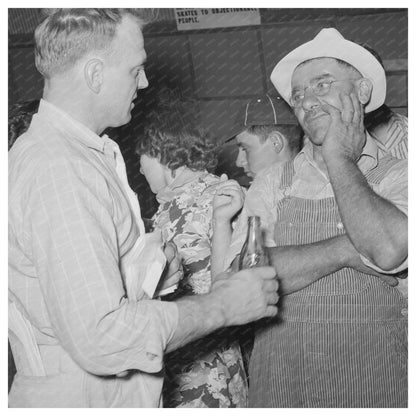 County Agent and Farmer at 4 - H Fair Sublette Kansas 1939 - Available at KNOWOL