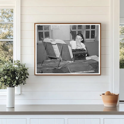 County Clerk in San Augustine Texas April 1939 Vintage Photo - Available at KNOWOL