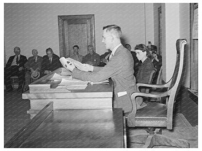 County Judge Meeting on WPA Funding San Augustine 1939 - Available at KNOWOL