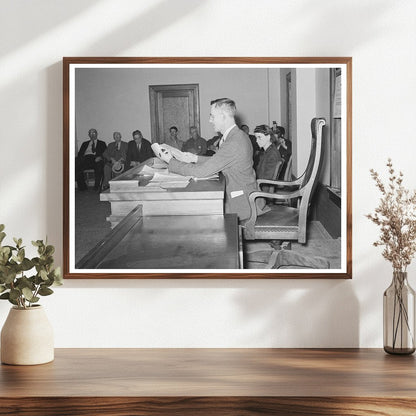 County Judge Meeting on WPA Funding San Augustine 1939 - Available at KNOWOL