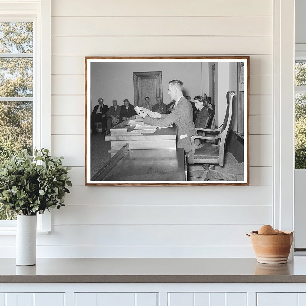 County Judge Meeting on WPA Funding San Augustine 1939 - Available at KNOWOL