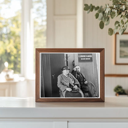 Couple Applying for Assistance Stockton California 1938 - Available at KNOWOL