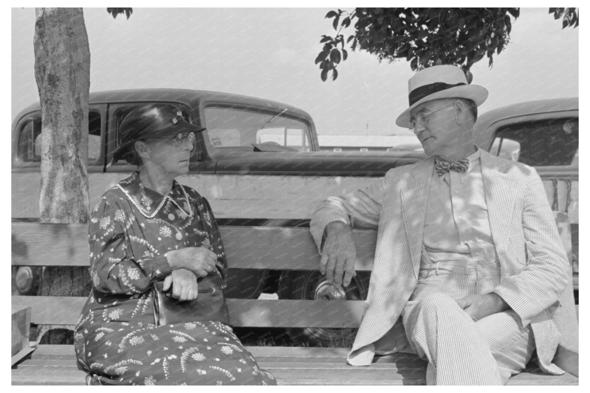 Couple at Donaldsonville State Fair November 1938 - Available at KNOWOL