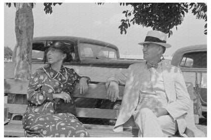 Couple at State Fair in Donaldsonville Louisiana 1938 - Available at KNOWOL