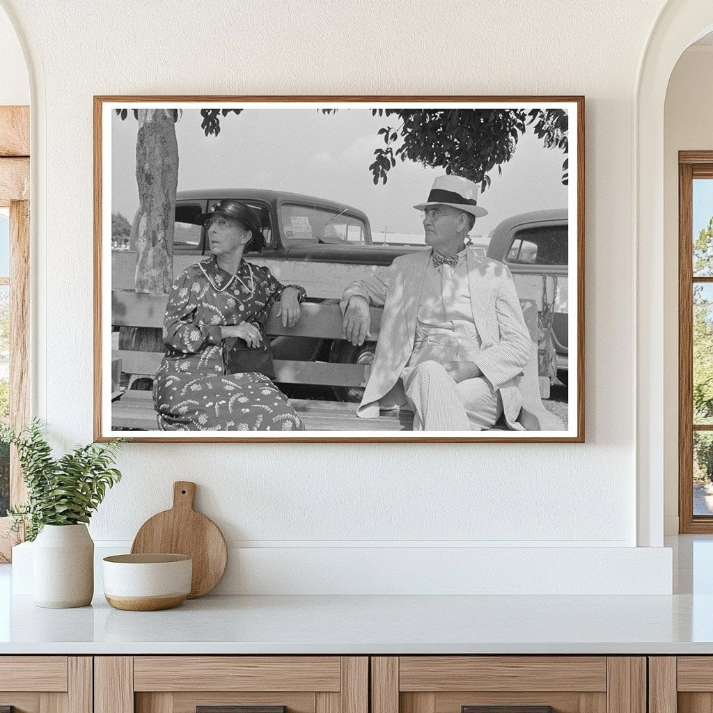 Couple at State Fair in Donaldsonville Louisiana 1938 - Available at KNOWOL