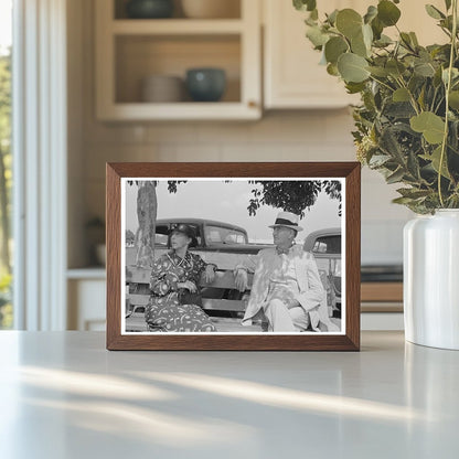 Couple at State Fair in Donaldsonville Louisiana 1938 - Available at KNOWOL