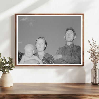 Couple with Firstborn at Oklahoma City Camp July 1939 - Available at KNOWOL