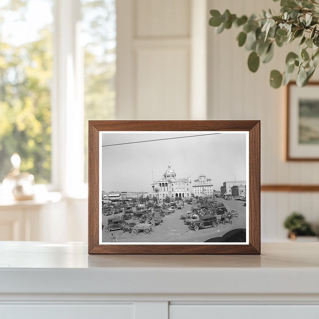 Courthouse Square Marshall Texas March 1939 - Available at KNOWOL
