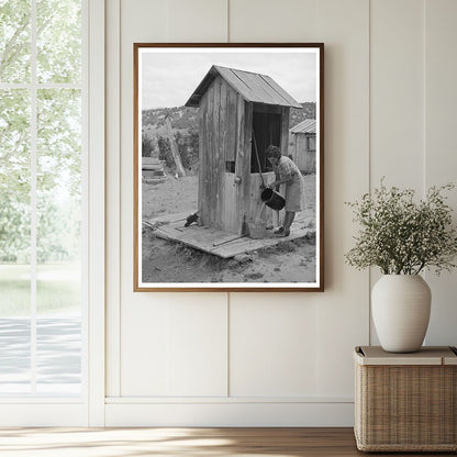 Covered Well in Chamisal Taos County New Mexico 1940 - Available at KNOWOL