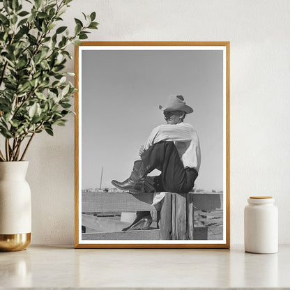 Cowboy at Imperial County Fair El Centro March 1942 - Available at KNOWOL