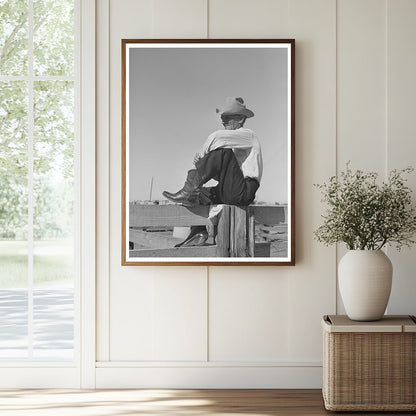 Cowboy at Imperial County Fair El Centro March 1942 - Available at KNOWOL