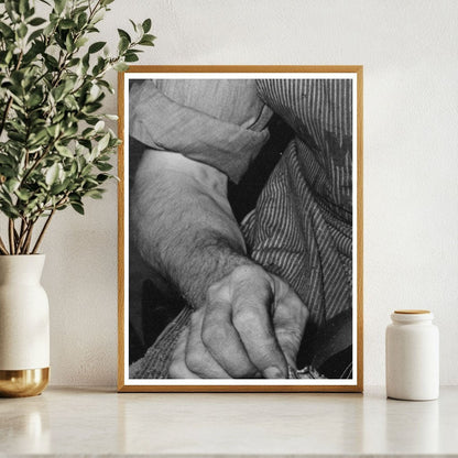 Cowboy Boot Cap Sewing Process Alpine Texas May 1939 - Available at KNOWOL