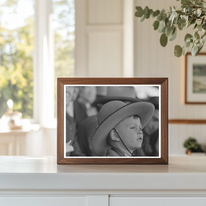 Cowboy Child at San Angelo Rodeo March 1940 - Available at KNOWOL