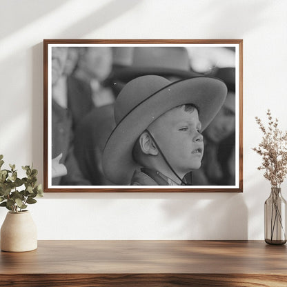 Cowboy Child at San Angelo Rodeo March 1940 - Available at KNOWOL