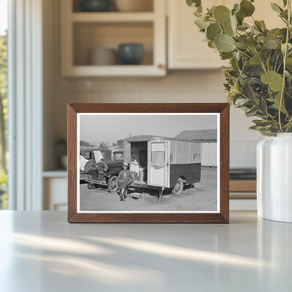 Cowboy in Trailer Home Weslaco Texas February 1939 - Available at KNOWOL