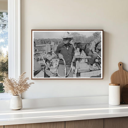 Cowboy Rodeo Competition Quemado New Mexico June 1940 - Available at KNOWOL