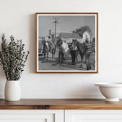 Cowboys in San Juan Bautista California May 1942 - Available at KNOWOL