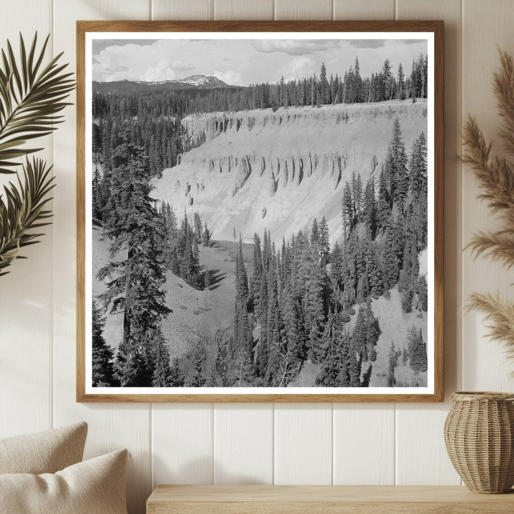 Crater Lake National Park July 1942 Vintage Scene - Available at KNOWOL