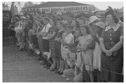 Crowd at 1938 Donaldsonville State Fair Ceremony - Available at KNOWOL