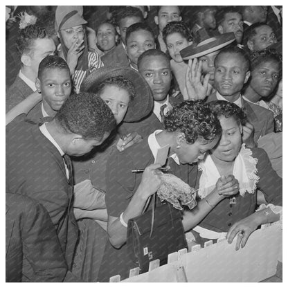 Crowd at Savoy Ballroom Chicago April 1941 - Available at KNOWOL