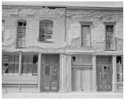 Crumbling Buildings of Tombstone Arizona May 1937 - Available at KNOWOL