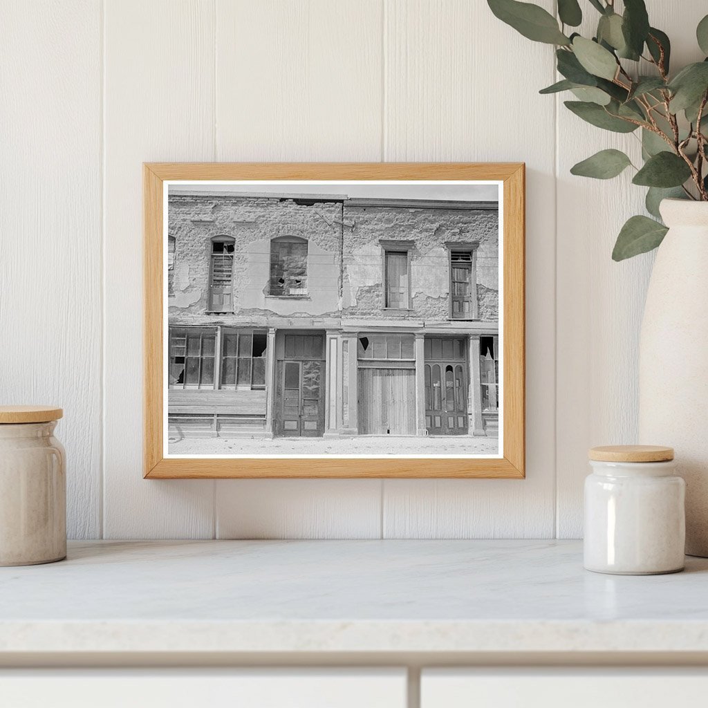 Crumbling Buildings of Tombstone Arizona May 1937 - Available at KNOWOL