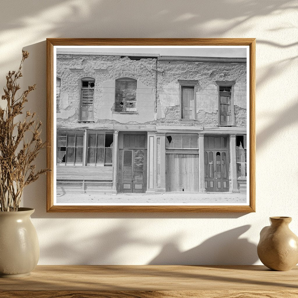 Crumbling Buildings of Tombstone Arizona May 1937 - Available at KNOWOL