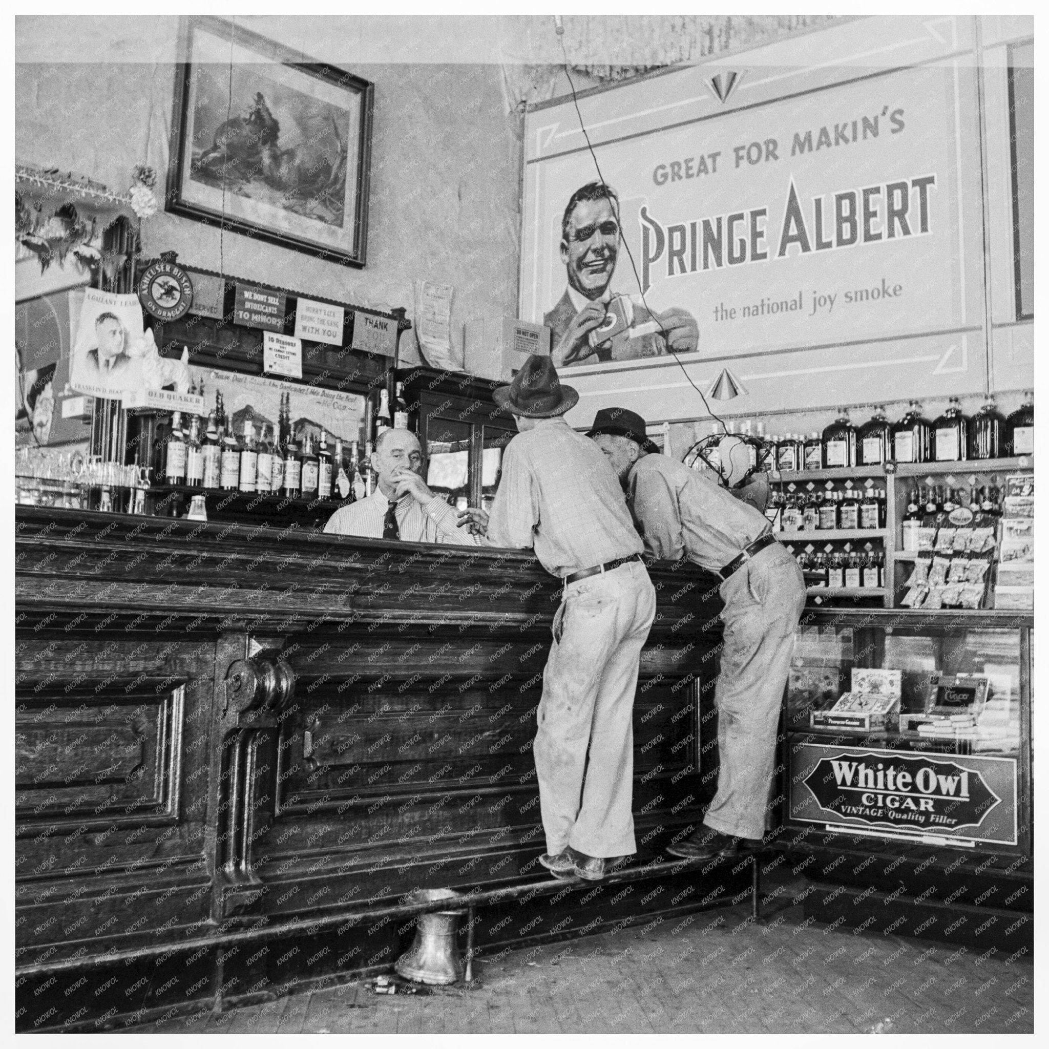 Crystal Palace Saloon Tombstone Arizona June 1938 - Available at KNOWOL