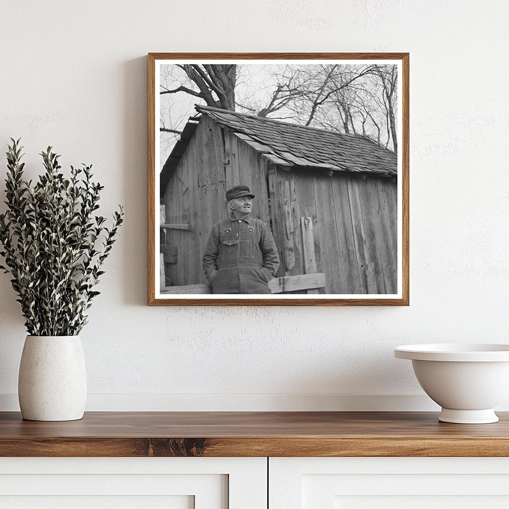 C.V. Hibbs 1937 Benton County Indiana Farm Life Image - Available at KNOWOL