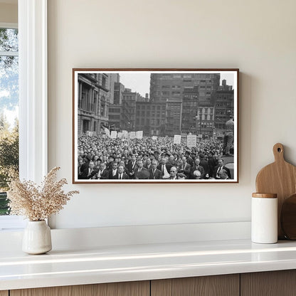 D - Day Crowd in Madison Square New York City 1944 - Available at KNOWOL