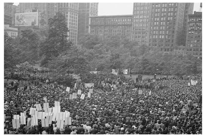 D - Day Gathering in Madison Square New York City 1944 - Available at KNOWOL