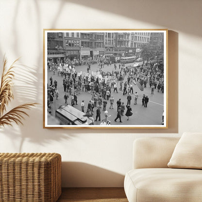 D - Day Parade in Madison Square NYC June 6 1944 - Available at KNOWOL