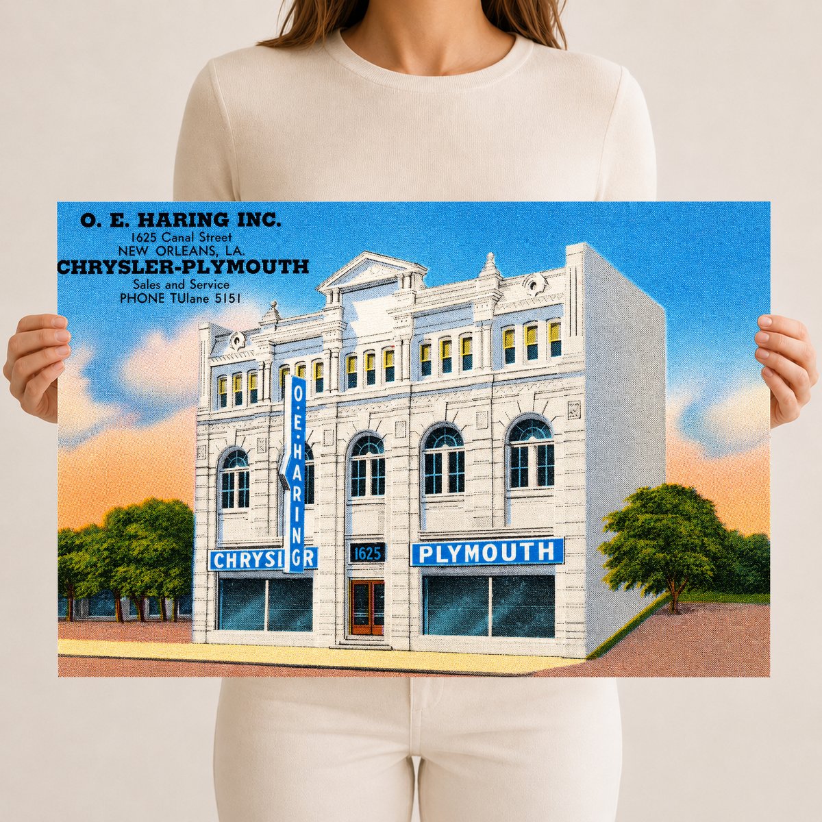 New Orleans, LA: O. E. Haring Inc., 1625 Canal Street