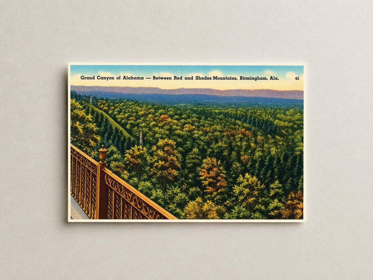 Birmingham, AL: Grand Canyon of Alabama, between Red and Shades Mountains