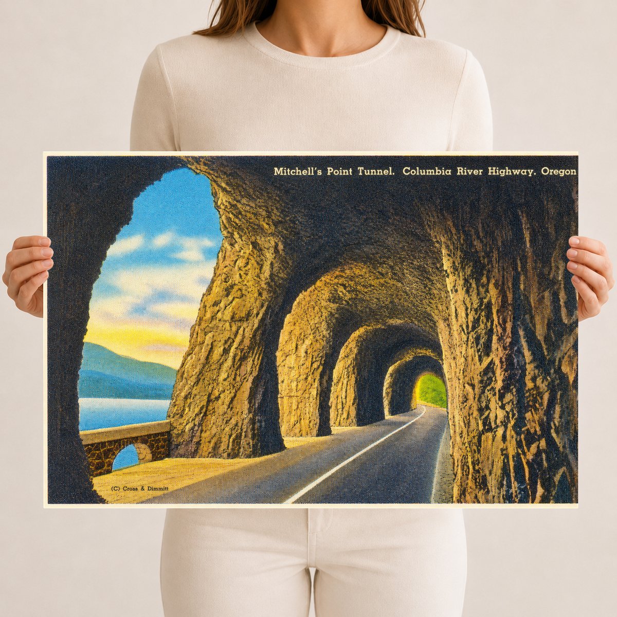 OR: Mitchell's Point Tunnel, Columbia River Highway