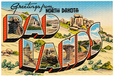 Little Badlands, ND: Greetings from North Dakota Badlands